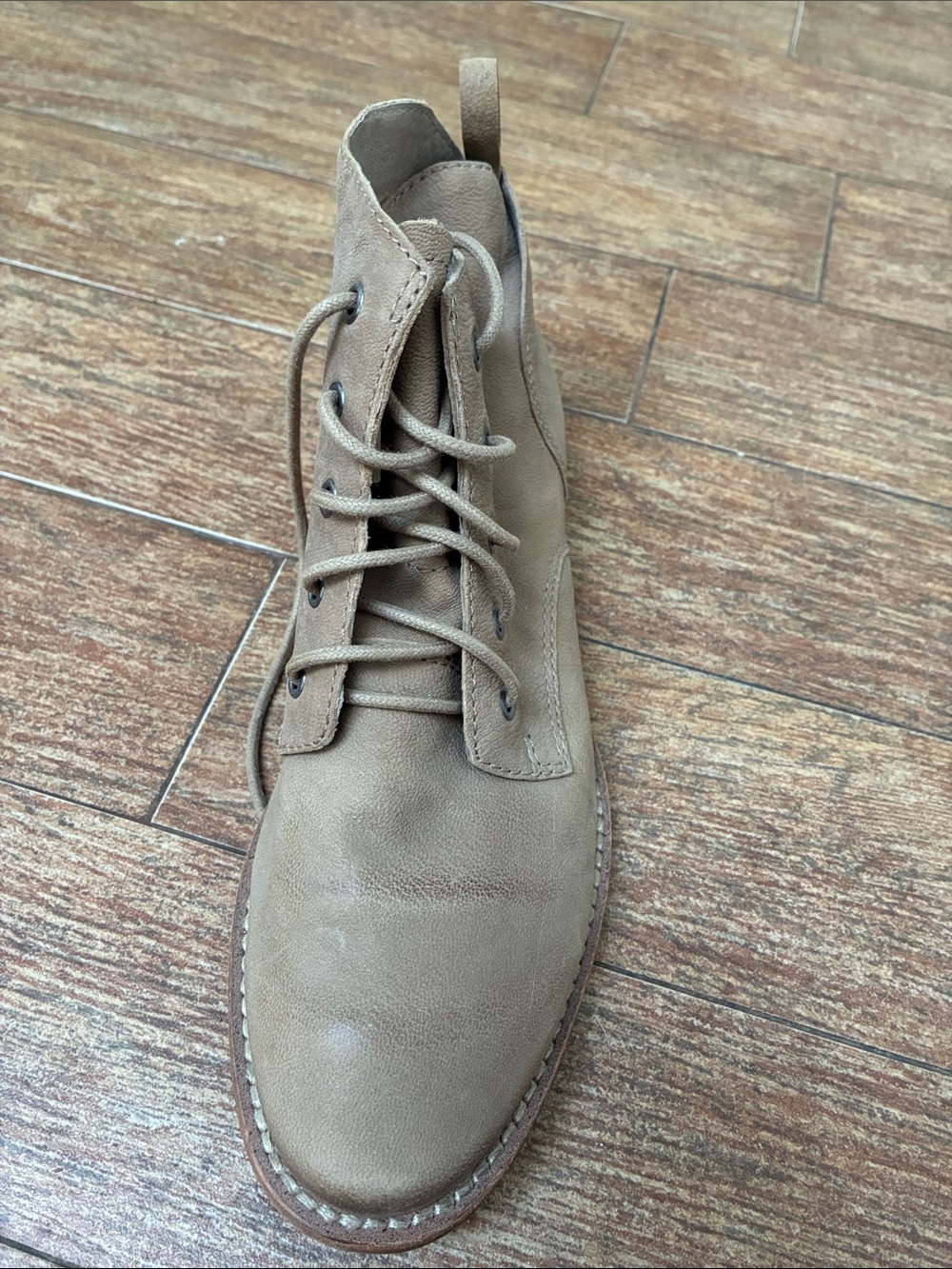 Sam Edelman Women's Lace-Up Combat Boot - Taupe